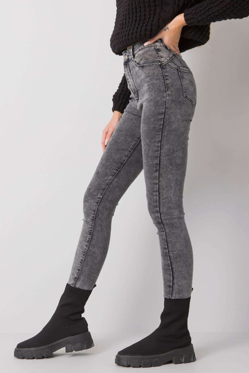 Pelēki pieguļoši džinsi ar... 2