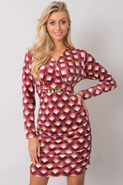 Netīri rozā velūra kleita ar Montilla...