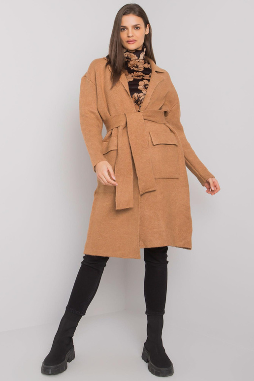 Kamieļu jaka ar iesiešanu Cordie RUE...