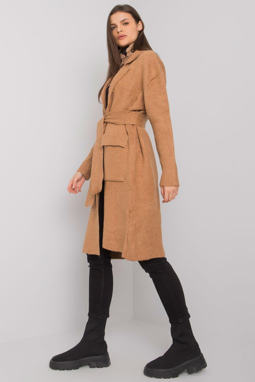 Kamieļu jaka ar iesiešanu Cordie RUE...