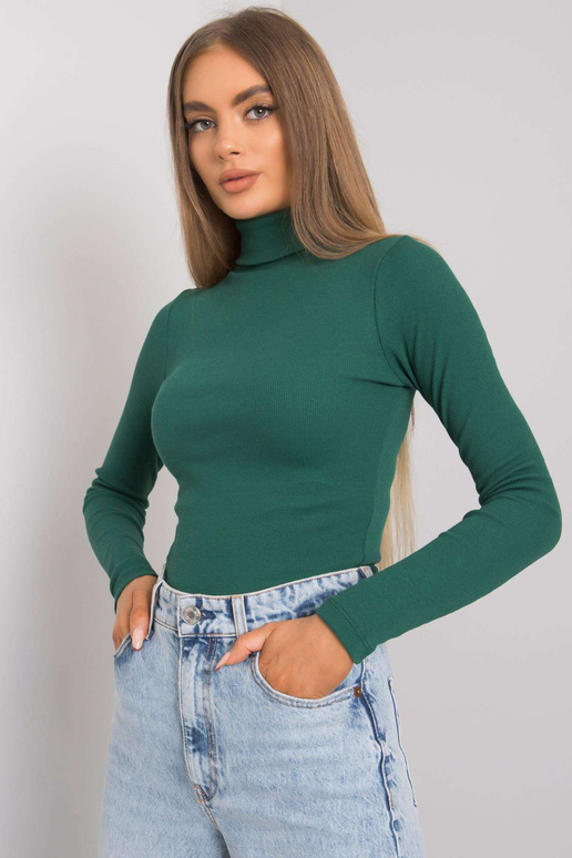 Tumši zaļa svītraina blūze ar apkakli... Tumši zaļa svītraina blūze ar apkakli...