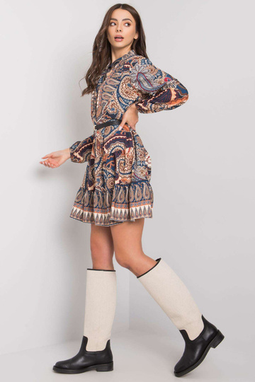 Tumši zila Milah kleita ar... 2