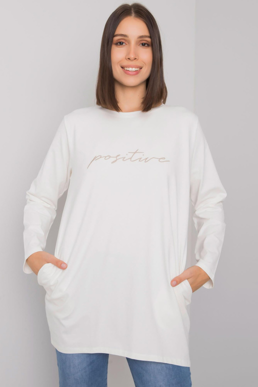 Ecru tunika plus izmērs ar Kaylah...