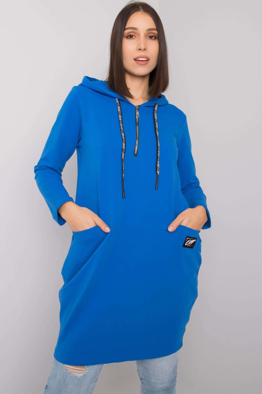 Tumši zila liela izmēra kokvilnas...