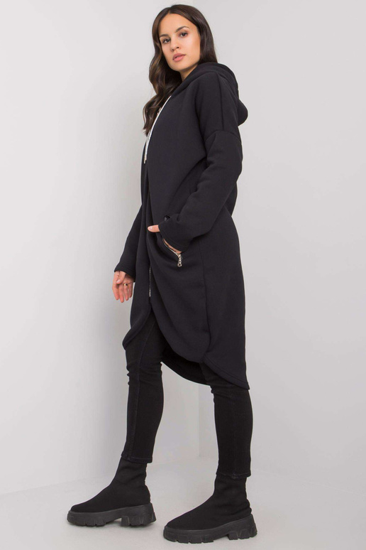 Melns garais džemperis sievietēm Tabby