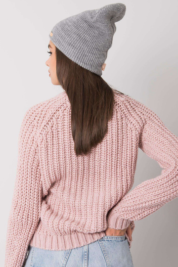 Pelēka trikotāžas beanie... 2