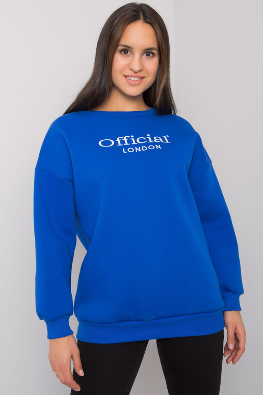 Tumši zils sieviešu džemperis bez...