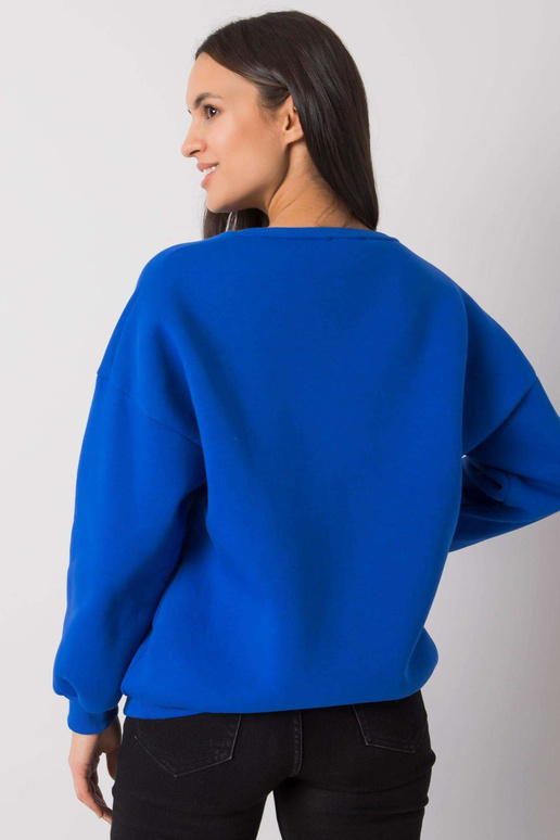 Tumši zils sieviešu džemperis bez...