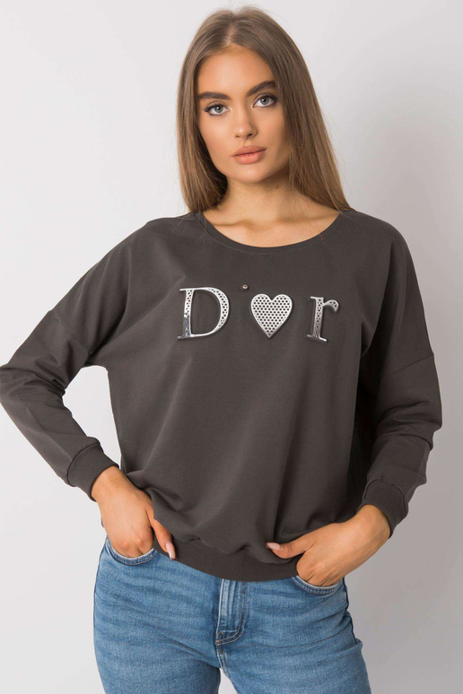 Tumšā haki krāsas kapuce sievietēm...