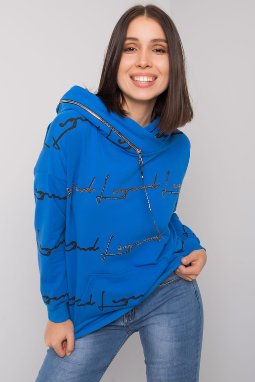 Tumši zils liela izmēra sporta krekls...