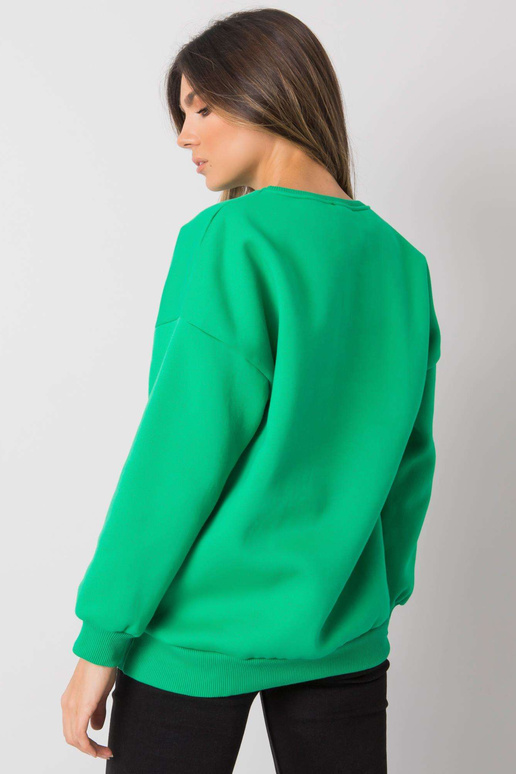 Zaļš sieviešu džemperis bez kapuces...