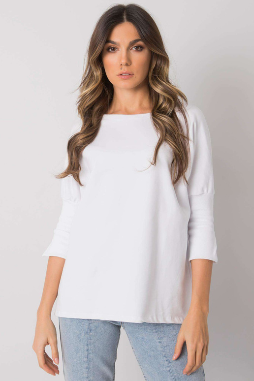 Hassina balta brīva blūze