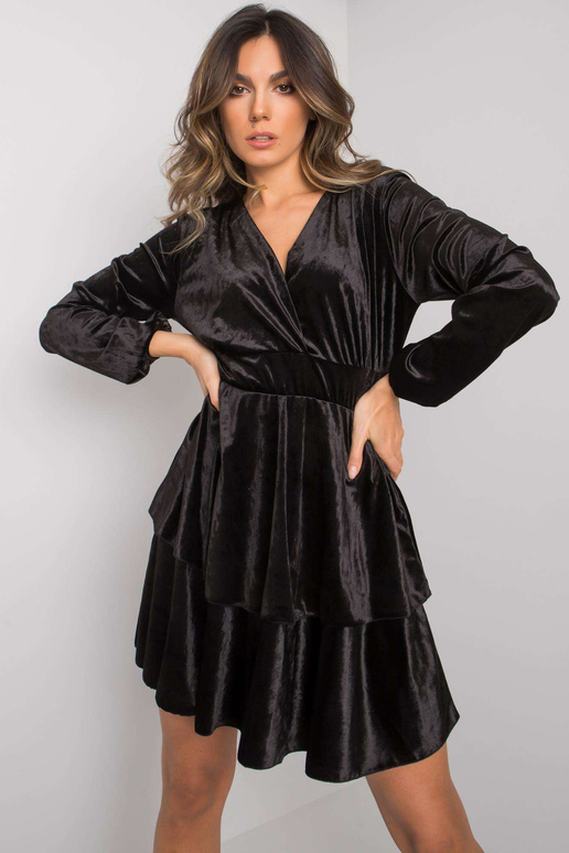 Alice RUE PARIS melna velūra kleita Alice RUE PARIS melna velūra kleita