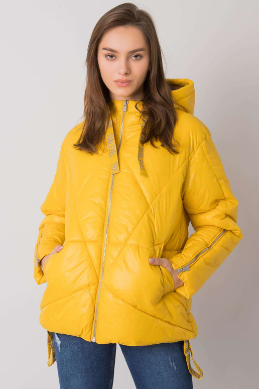 Dzeltena stepēta ziemas jaka COIMBRA...