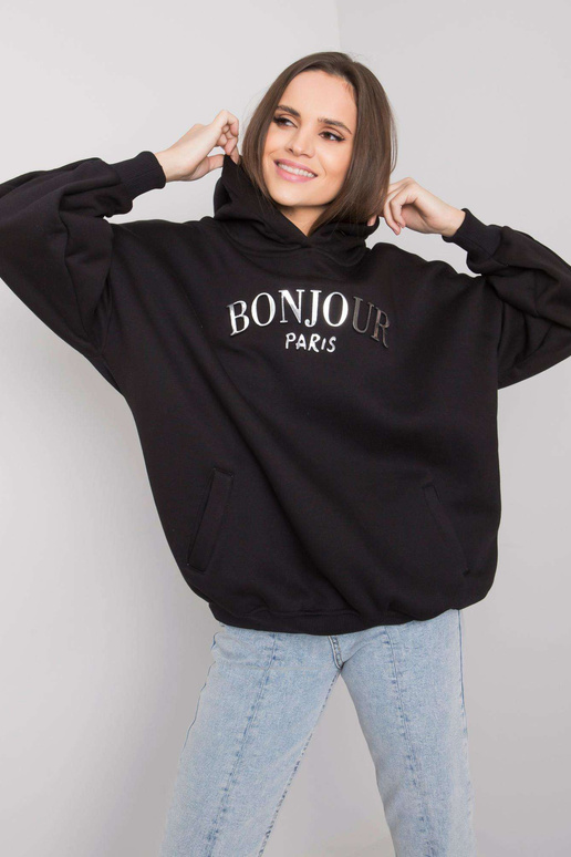 Lille RUE PARIS melns sporta krekls