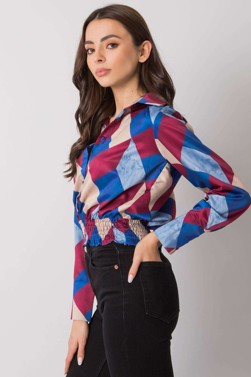 Bordo zila kreklblūze ar Grizellas...