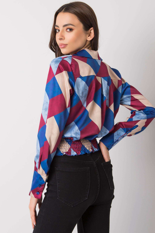 Bordo zila kreklblūze ar Grizellas...