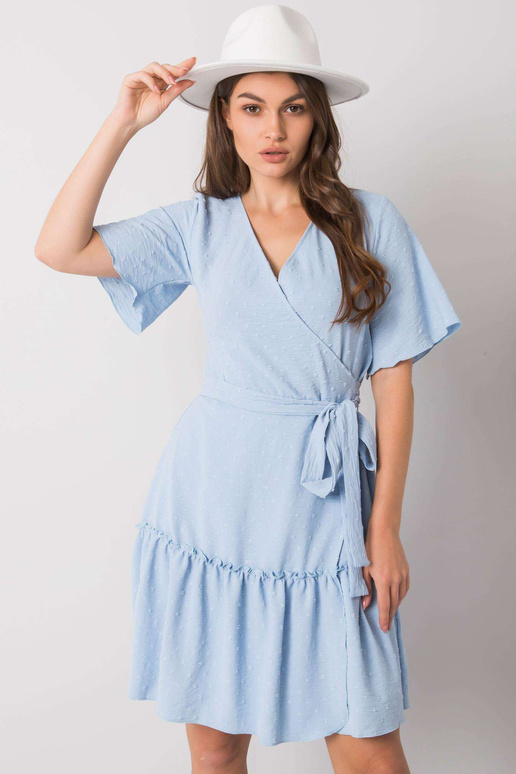 Zila kleita ar volānu Lachelle Zila kleita ar volānu Lachelle