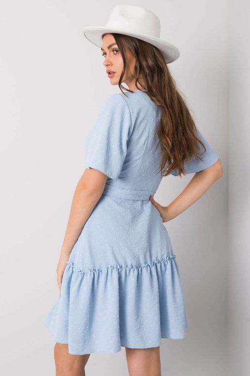 Zila kleita ar volānu Lachelle Zila kleita ar volānu Lachelle