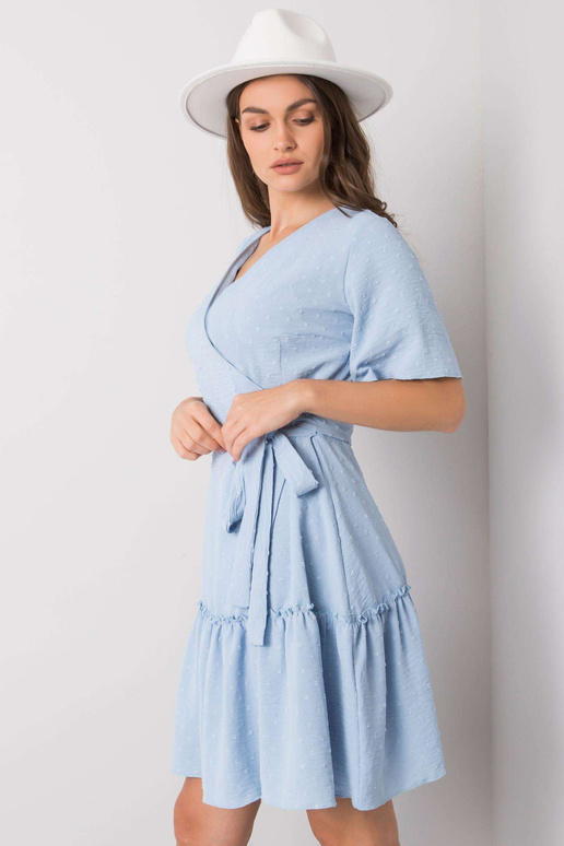 Zila kleita ar volānu Lachelle Zila kleita ar volānu Lachelle