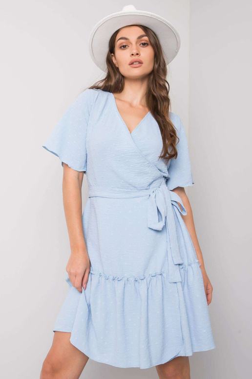 Zila kleita ar volānu Lachelle Zila kleita ar volānu Lachelle