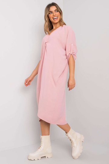 Netīri rozā brīva kleita...