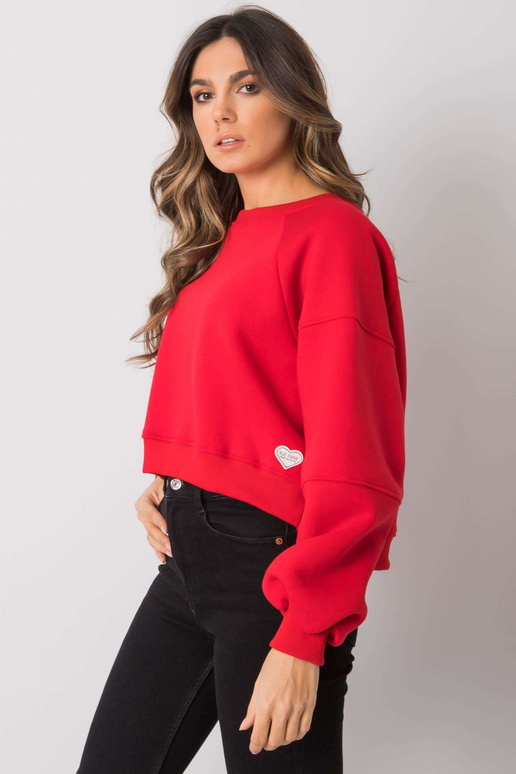 Sarkans kokvilnas sporta krekls...