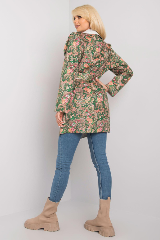 Khaki rakstains sieviešu mētelis Aggie