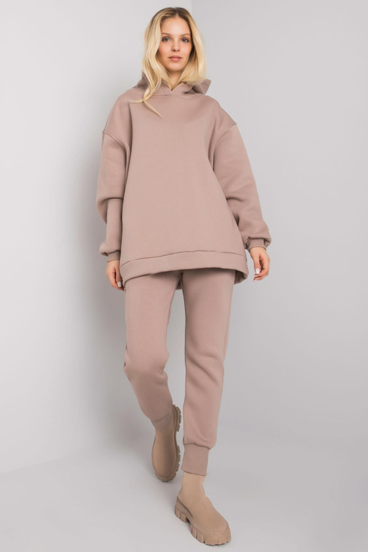 Tumši bēšs divdaļīgs sporta kreklu...