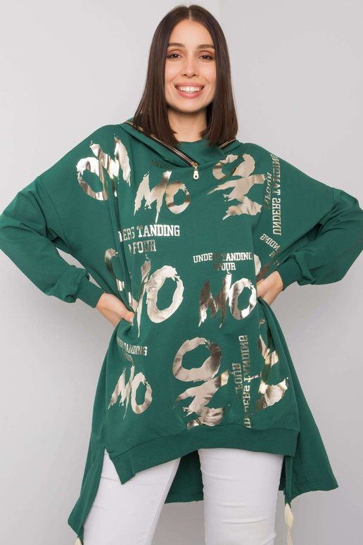 Tumši zaļa Allisia liela izmēra...