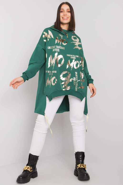 Tumši zaļa Allisia liela izmēra...