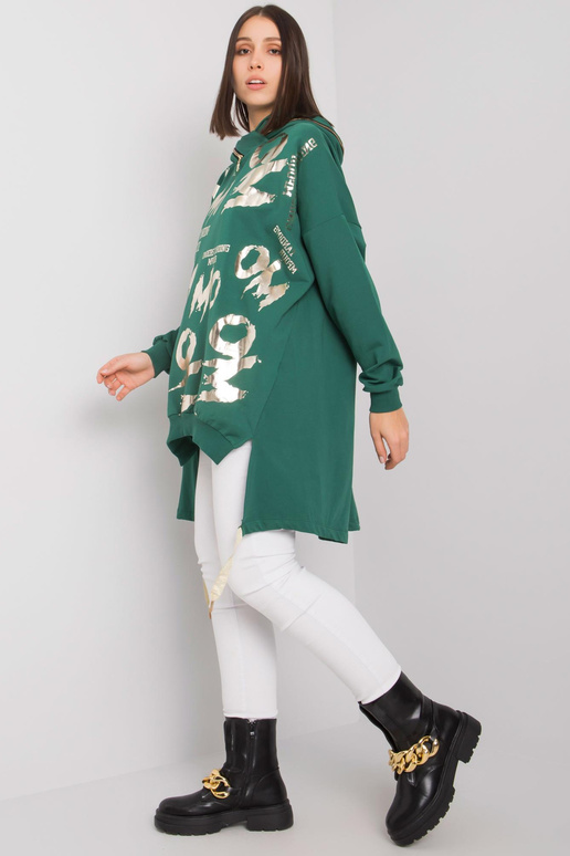 Tumši zaļa Allisia liela izmēra...