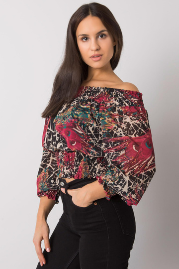 Bordo bēša spāņu blūze ar...