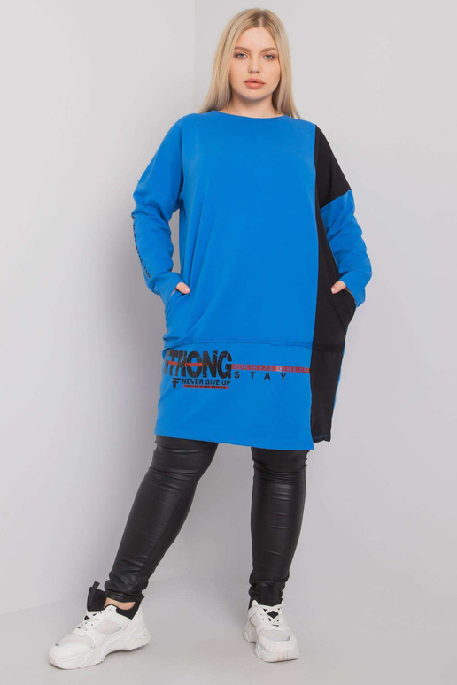 Tumši zila kokvilnas tunika liela...