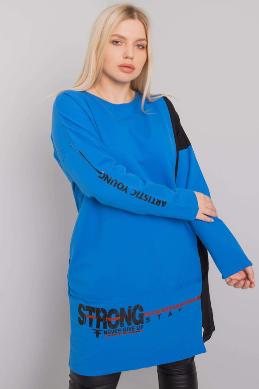 Tumši zila kokvilnas tunika liela...