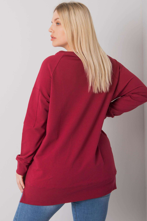 Bordo liela izmēra sporta kreklu...