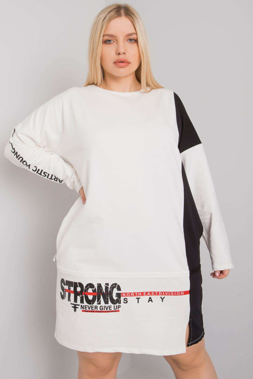 Ekrūtas kokvilnas tunika liela izmēra...