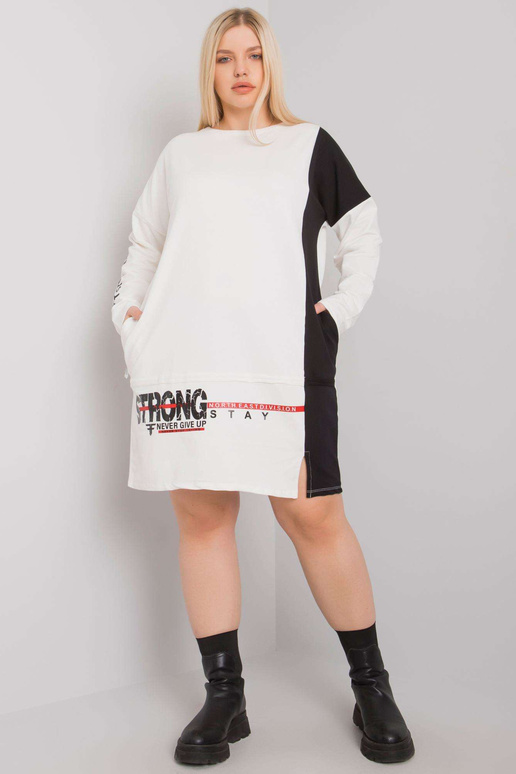 Ekrūtas kokvilnas tunika liela izmēra...