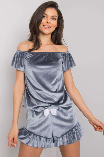 Zila velūra pidžama ar... 2