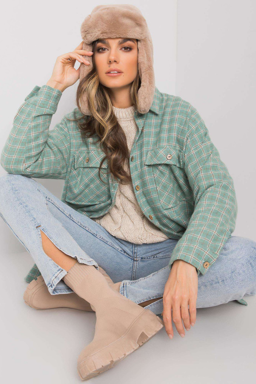 Zaļš rūtains krekls Ayla RUE PARIS