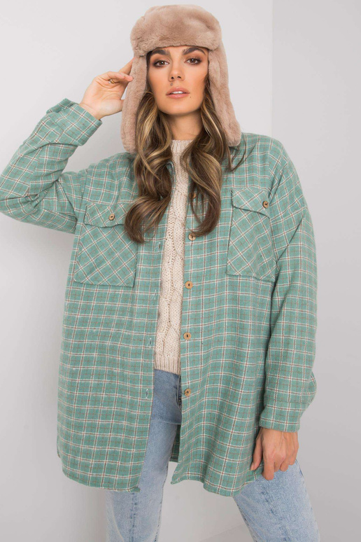 Zaļš rūtains krekls Ayla RUE PARIS