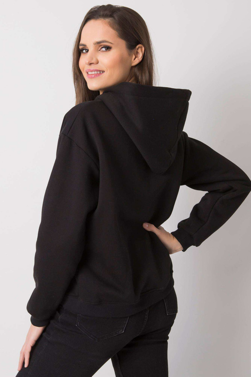 Georgie sieviešu melns ķengura džemperis