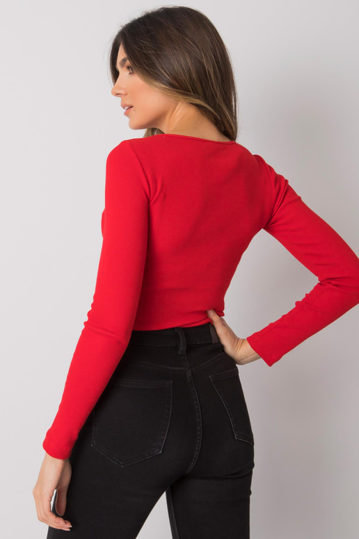 Sarkana blūze ar izgriezumu Jonnelle...