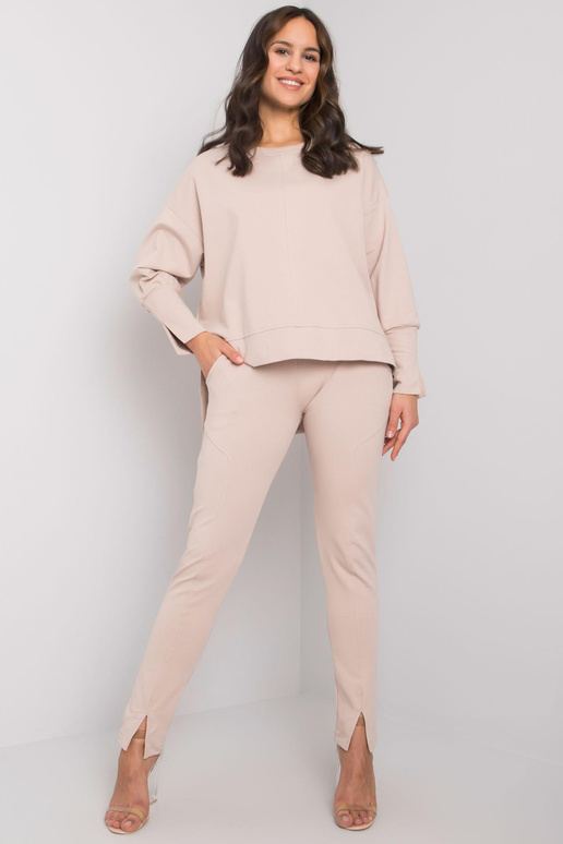 Gaiši bēšs divdaļīgs sieviešu...