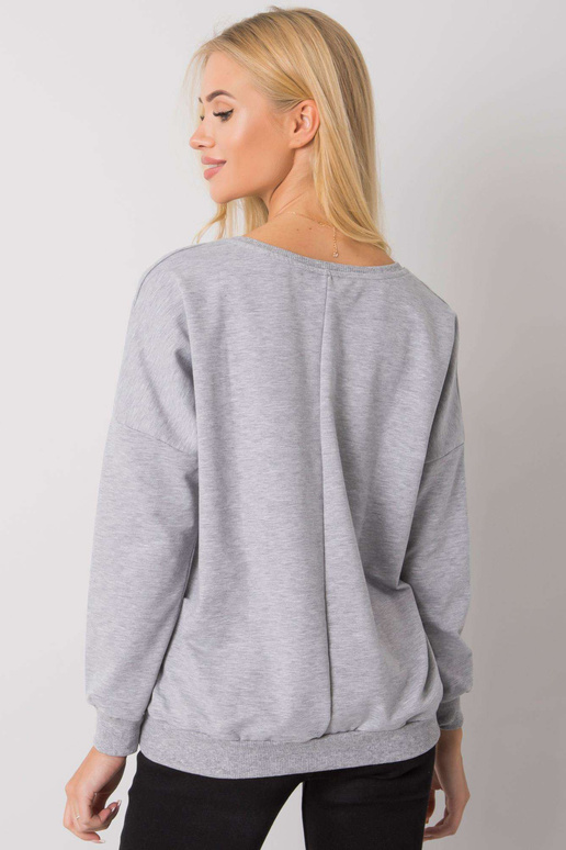 Pelēks melanža džemperis sievietēm...