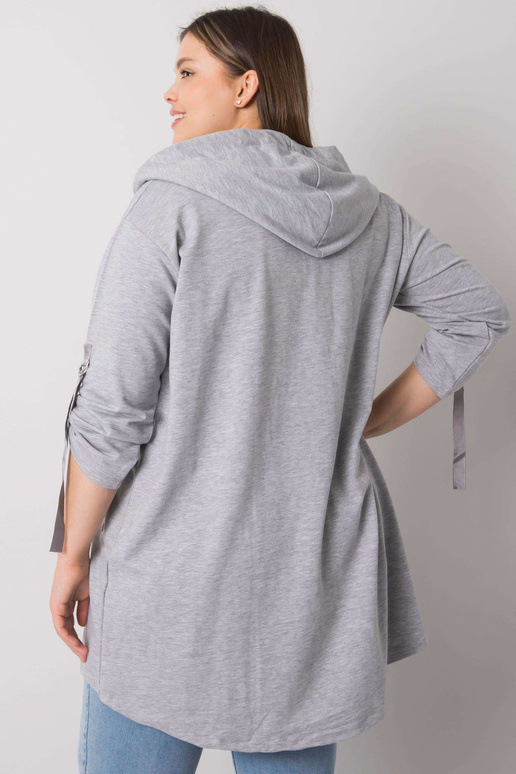 Pelēka melanža liela izmēra sporta...