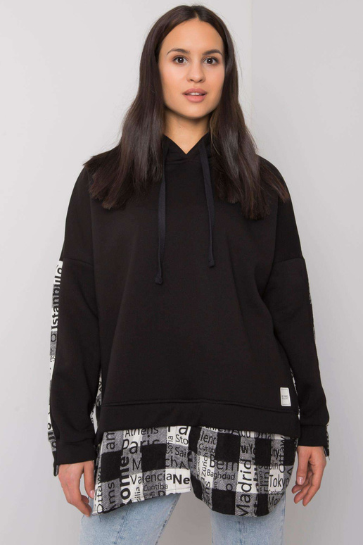 Melnbalta sieviešu kapuce Freyah RUE...