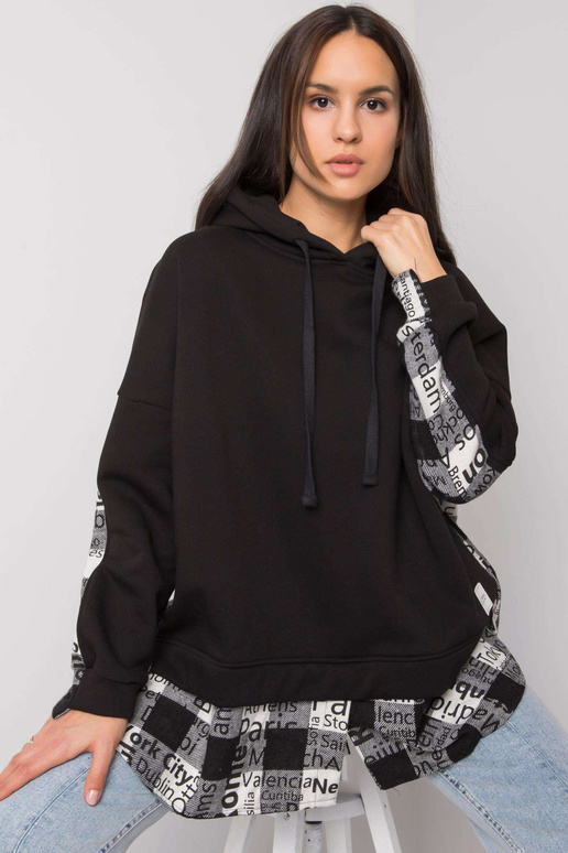 Melnbalta sieviešu kapuce Freyah RUE...