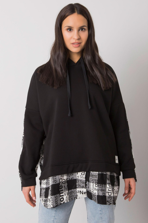 Melnbalta sieviešu kapuce Freyah RUE...