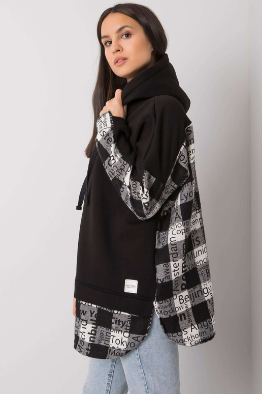 Melnbalta sieviešu kapuce Freyah RUE...